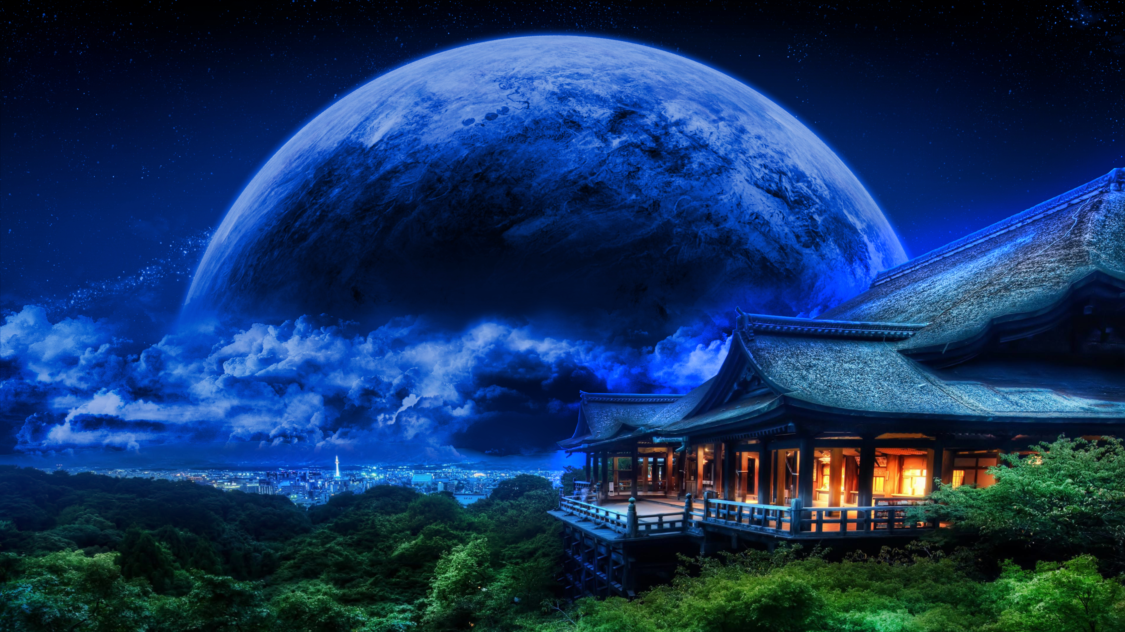 Blue House HD Planet Wallpaper, HD Artist 4K Wallpapers, Images, Photos and  Background - Wallpapers Den