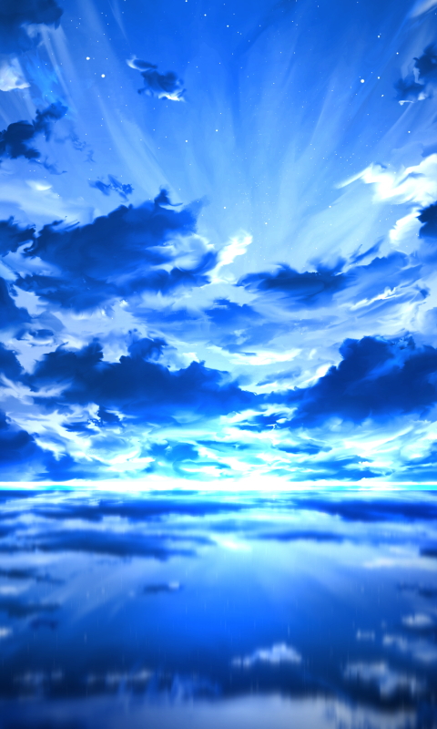 480x800 Blue Sky Digital Art Reflection Galaxy Note, HTC Desire, Nokia  Lumia 520, ASUS Zenfone Wallpaper, HD Artist 4K Wallpapers, Images, Photos  and Background - Wallpapers Den