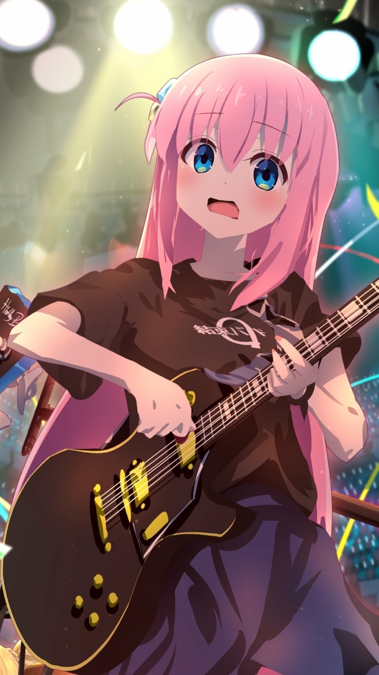 750x1334 Bocchi the Rock 2023 iPhone 6, iPhone 6S, iPhone 7 Wallpaper