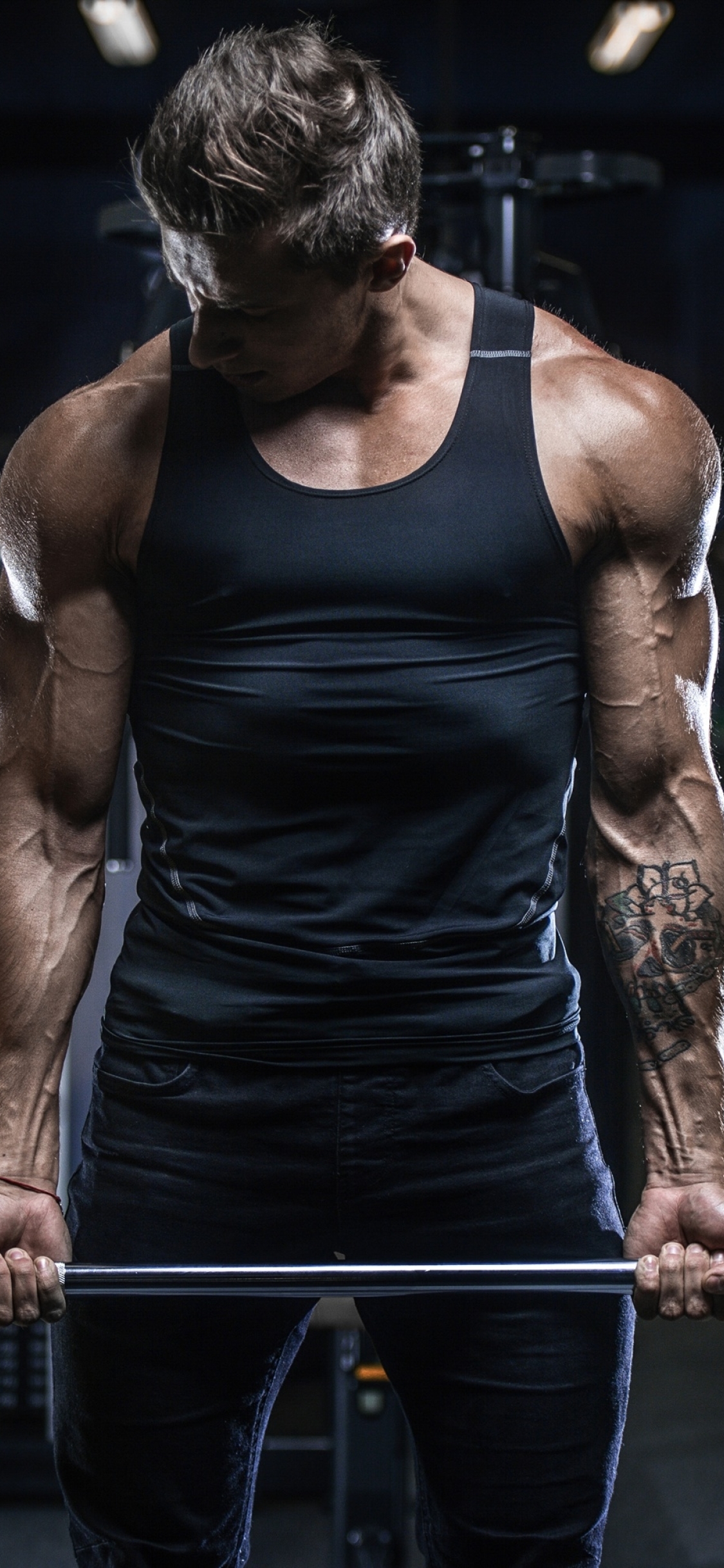 1125x2436 Bodybuilder Man with Tatoo Iphone XS,Iphone 10,Iphone X Wallpaper,  HD Sports 4K Wallpapers, Images, Photos and Background - Wallpapers Den