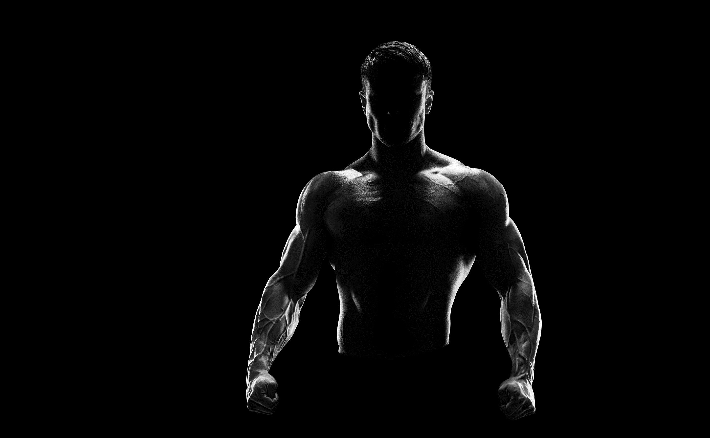 HD wallpaper: Man in Muscle Back View, biceps, black-and-white, body,  bodybuilder | Wallpaper Flare
