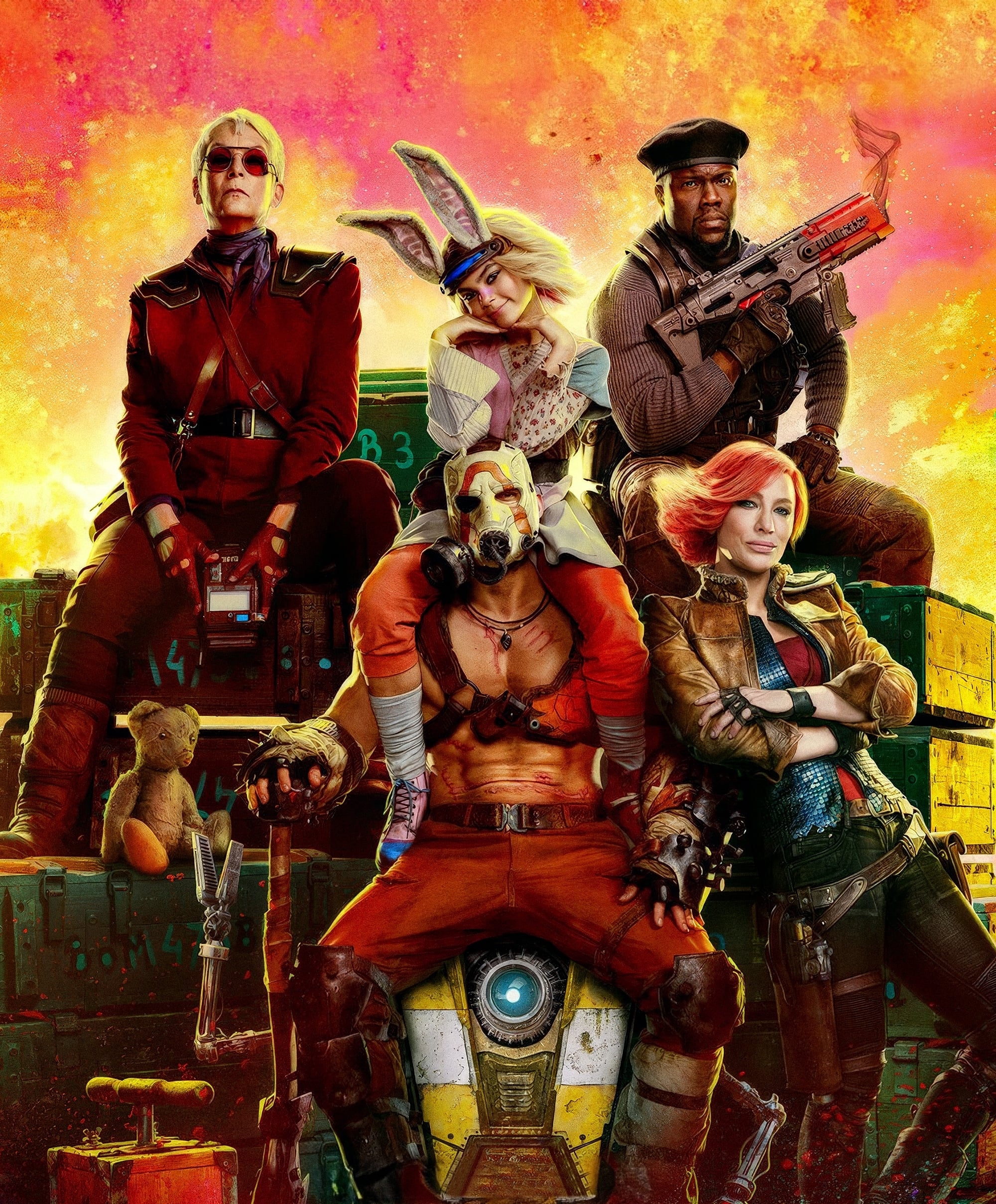 512x512 Resolution Borderlands 2025 Movie Poster 512x512 Resolution