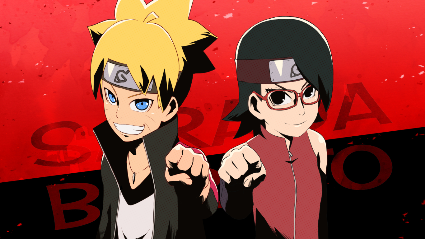 1366x768 Boruto Uzumaki And Sarada Uchiha 1366x768 Resolution Wallpaper Hd Anime 4k Wallpapers Images Photos And Background Wallpapers Den