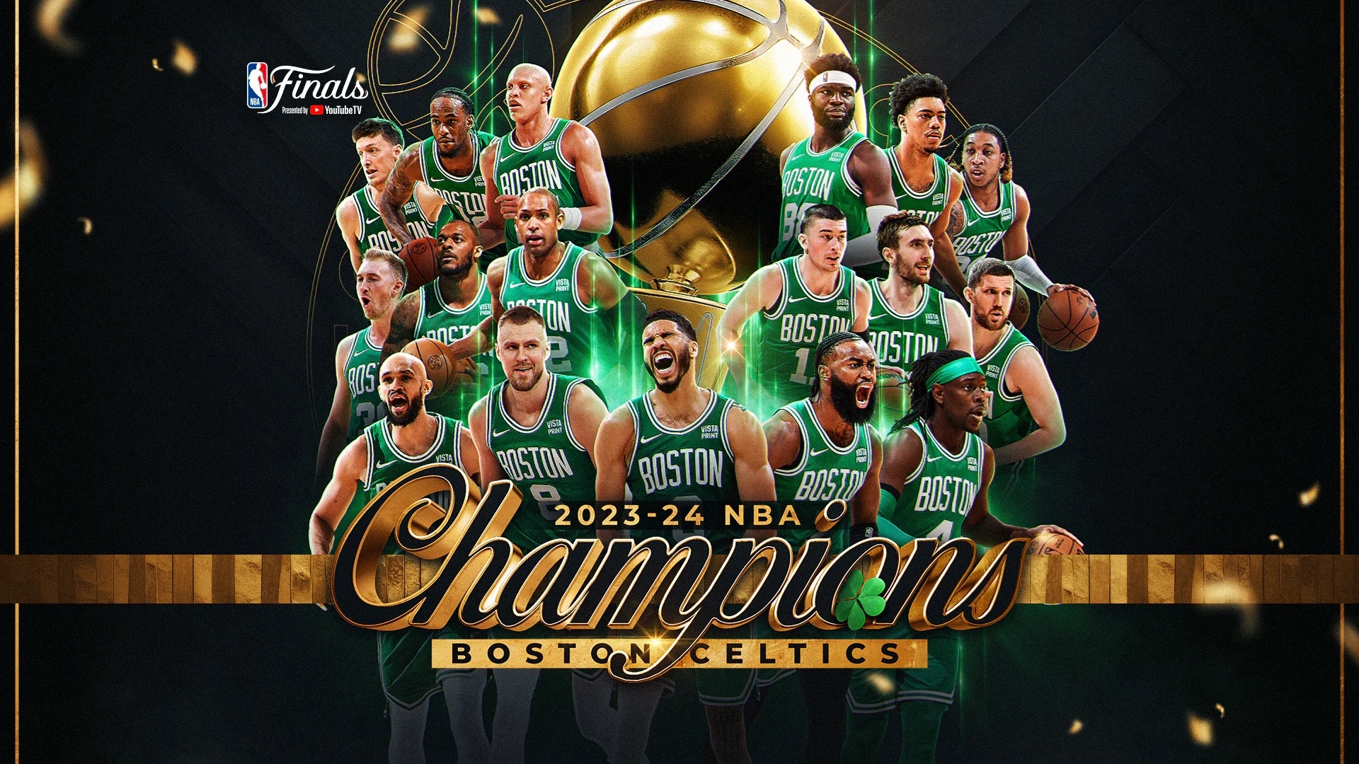 Boston Celtics 2024 World Champion Wallpaper, HD Sports 4K Wallpapers