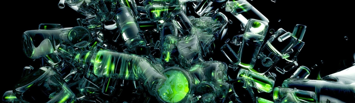 1200x350 bottles, explosion, glass 1200x350 Resolution Wallpaper, HD 3D