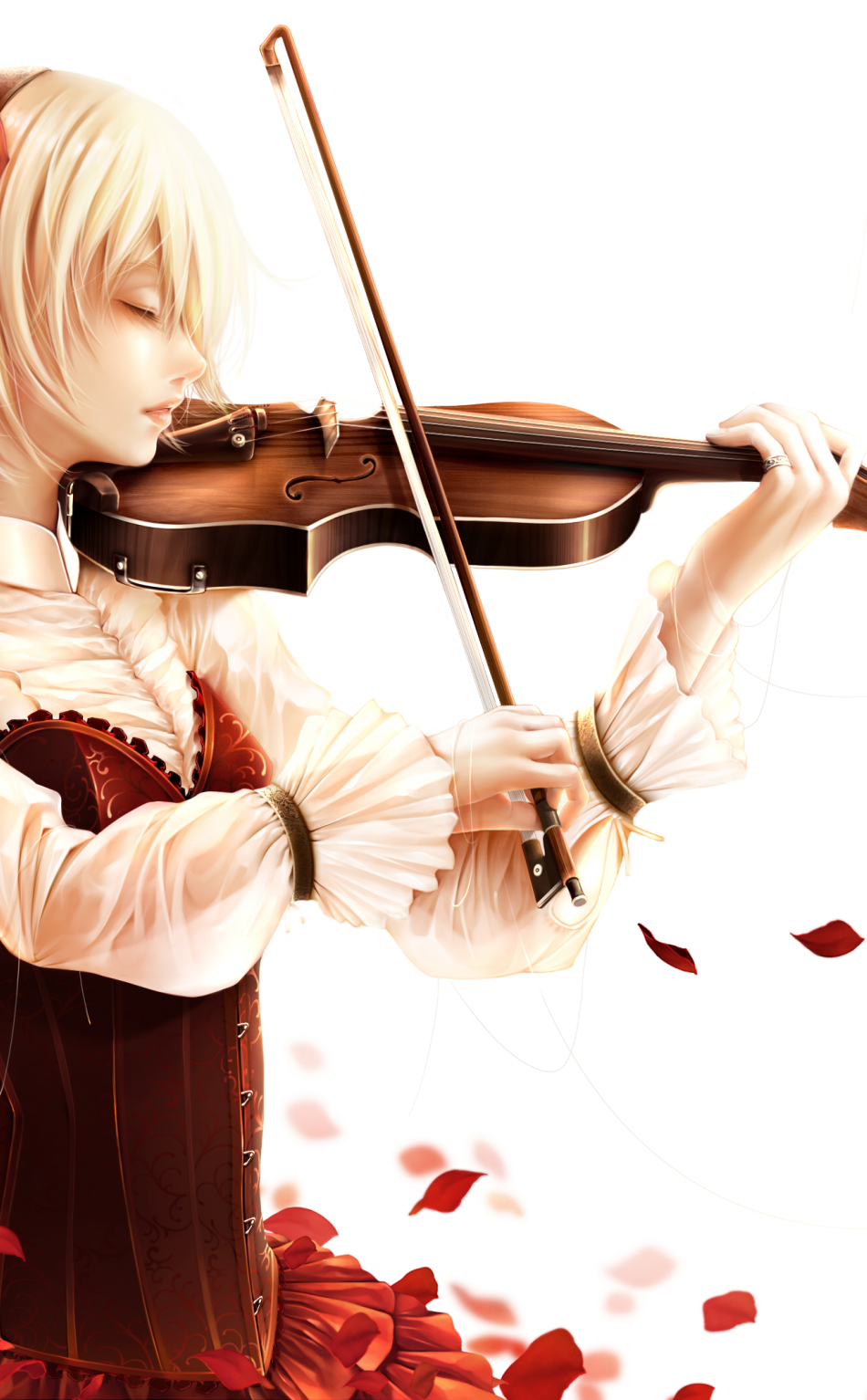 950x1534 Bouno Satoshi Girl Violin 950x1534 Resolution Wallpaper Hd Anime 4k Wallpapers