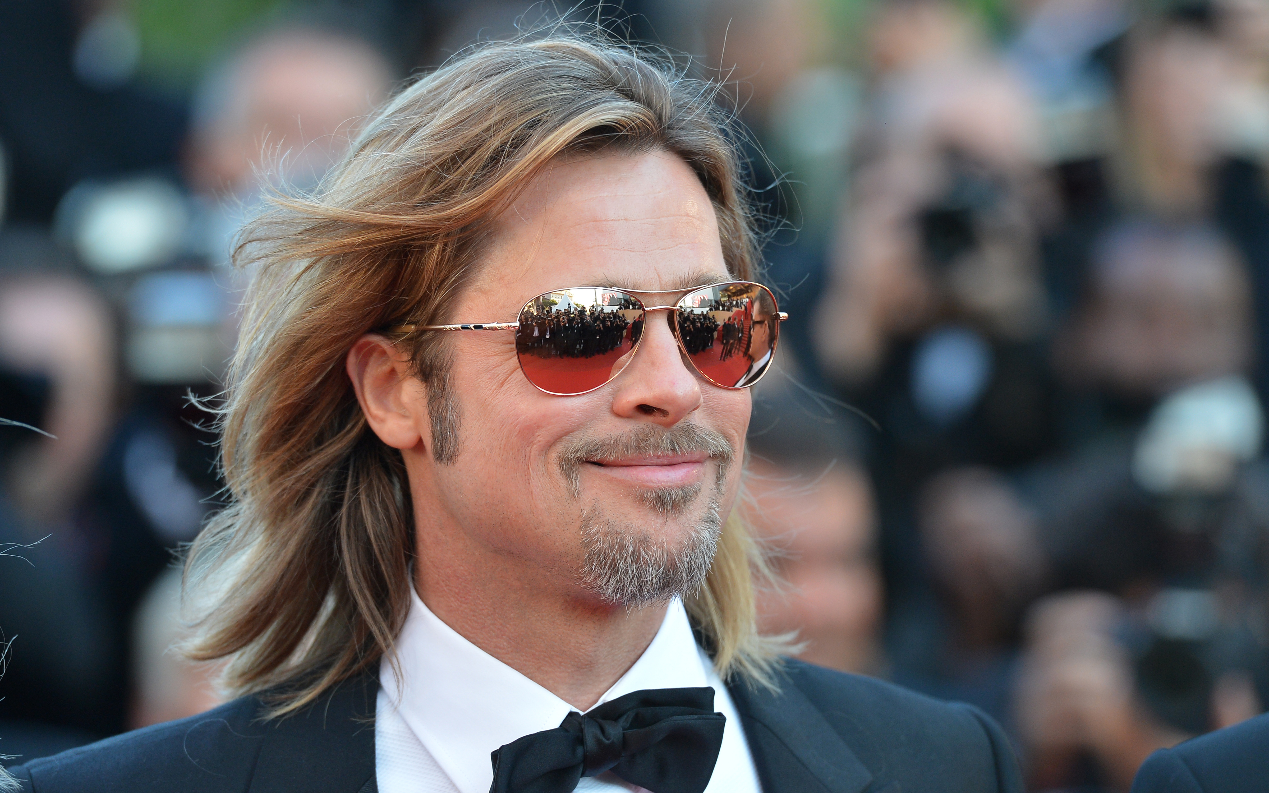 Brad Pitt Long Hair Pic Wallpaper, HD Celebrities 4K Wallpapers, Images,  Photos and Background - Wallpapers Den