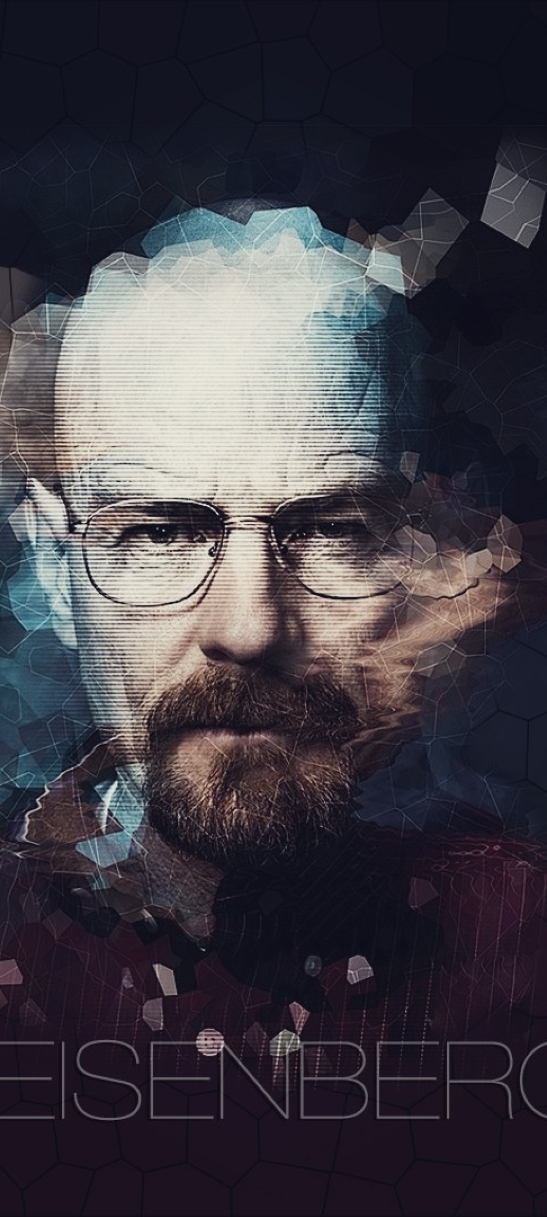 Badass psychedelic Walter White wallpaper xpost from rwallpaper   rbreakingbad