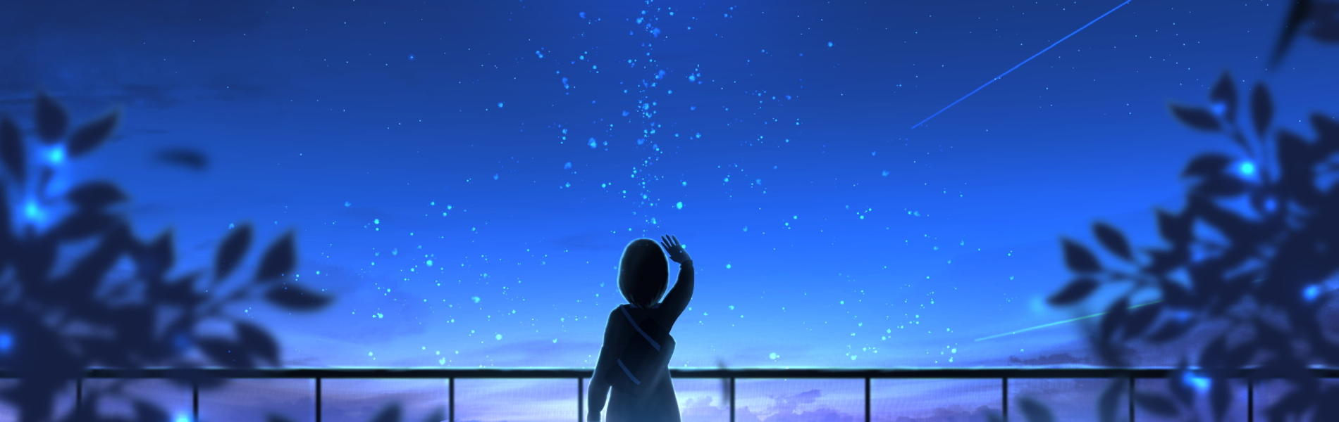 1900x600 Broken Girl Looking At Sky 1900x600 Resolution Wallpaper, HD ...