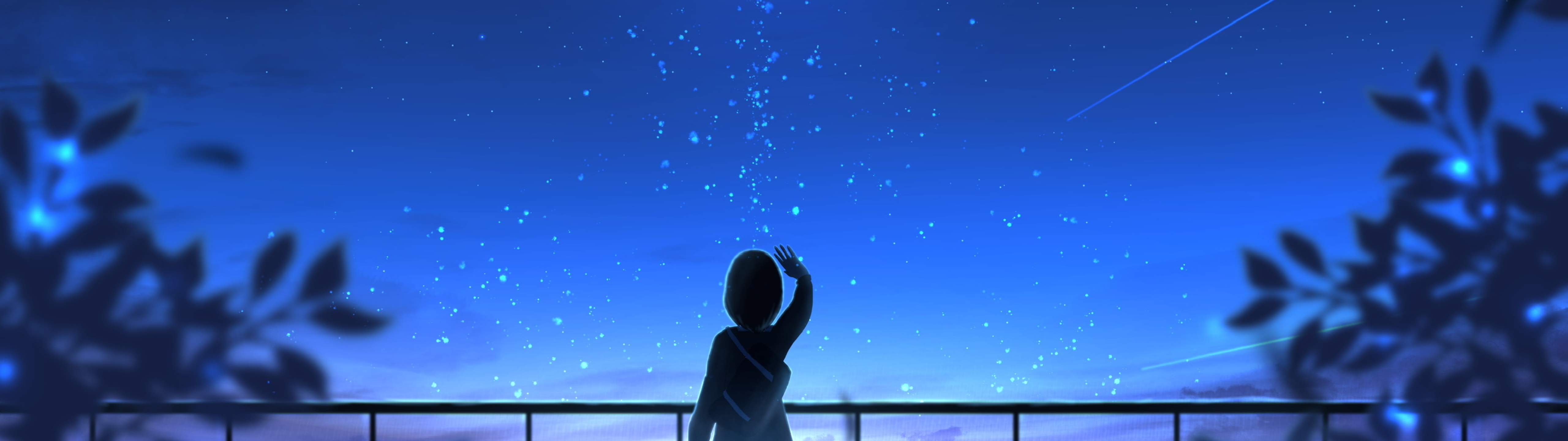 5120x1440 Broken Girl Looking At Sky 5120x1440 Resolution Wallpaper Hd Anime 4k Wallpapers 