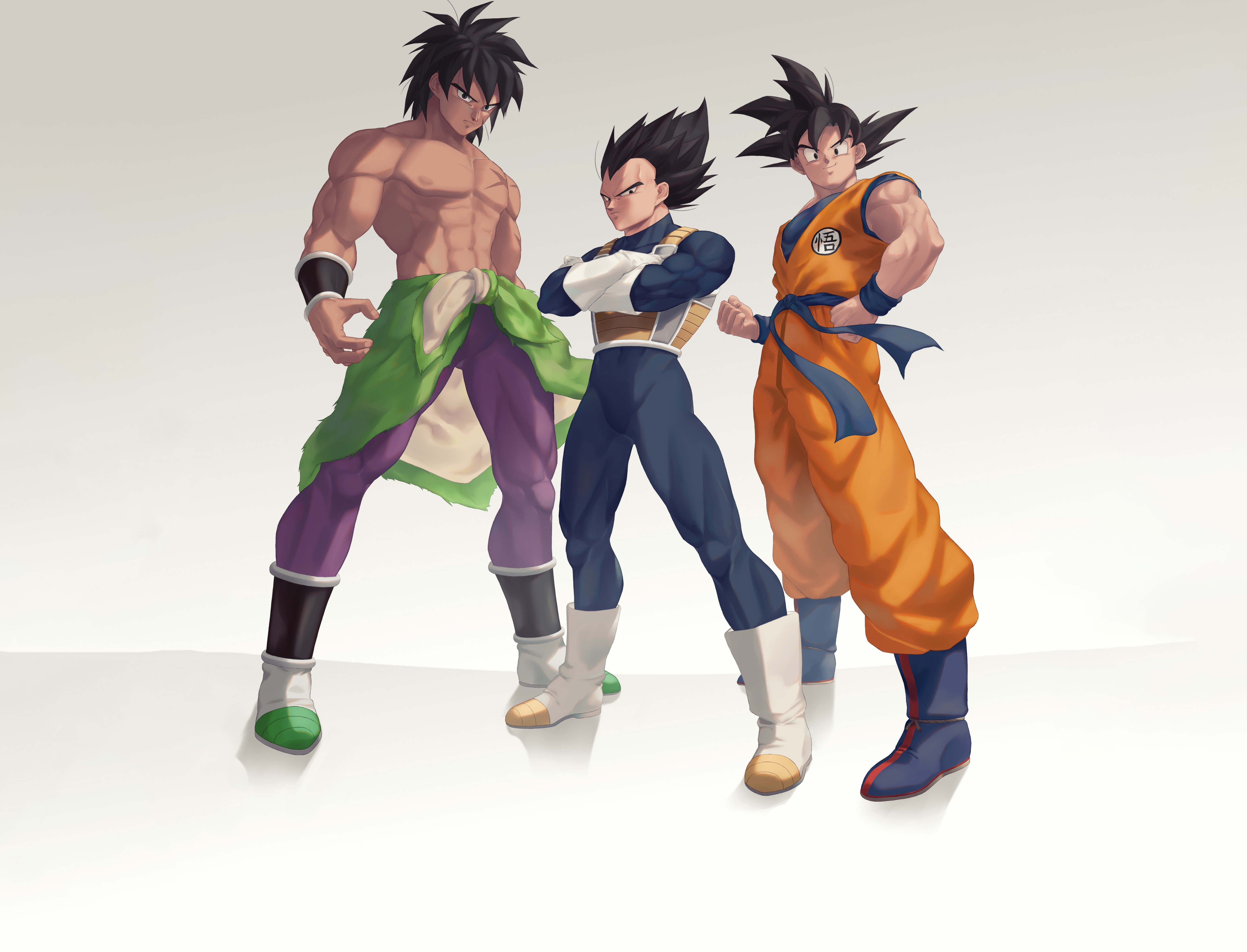 Super Saiyan Goku and Vegeta Blue iPhone Wallpaper - iPhone Wallpapers