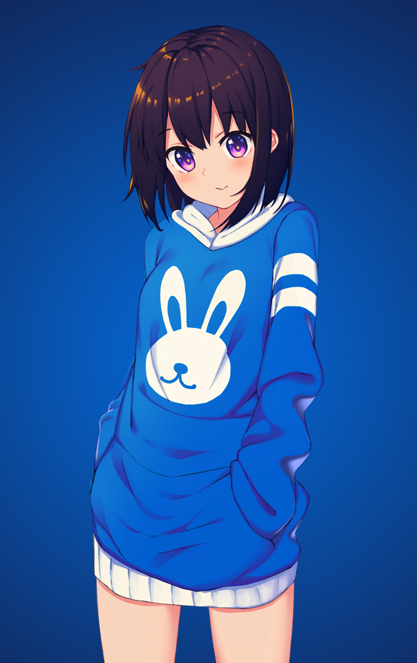 840x1336 Resolution Bunny Anime Girl 840x1336 Resolution Wallpaper ...