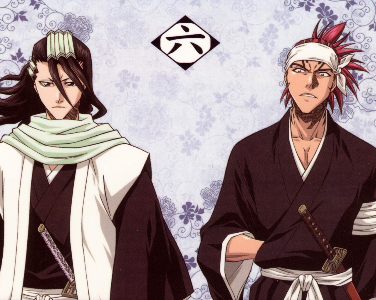 1280x1024 byakuya kuchiki, renji abarai, boys 1280x1024 Resolution ...