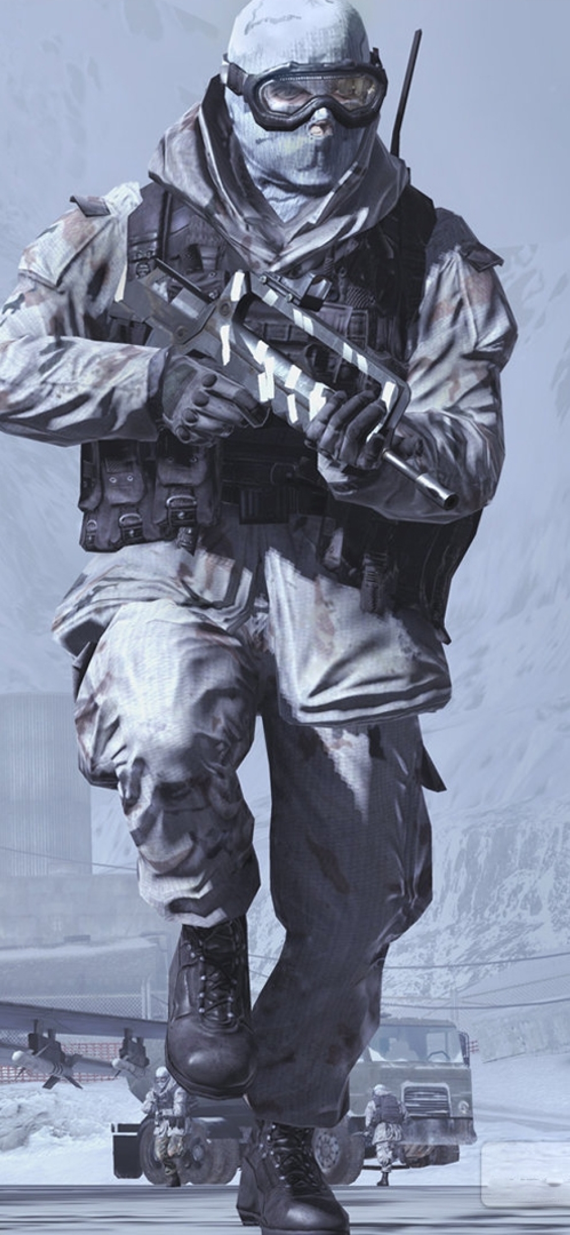 1125x2436 Call Of Duty Modern Warfare 2 Soldiers in Snow Iphone XS,Iphone 10,Iphone X Wallpaper