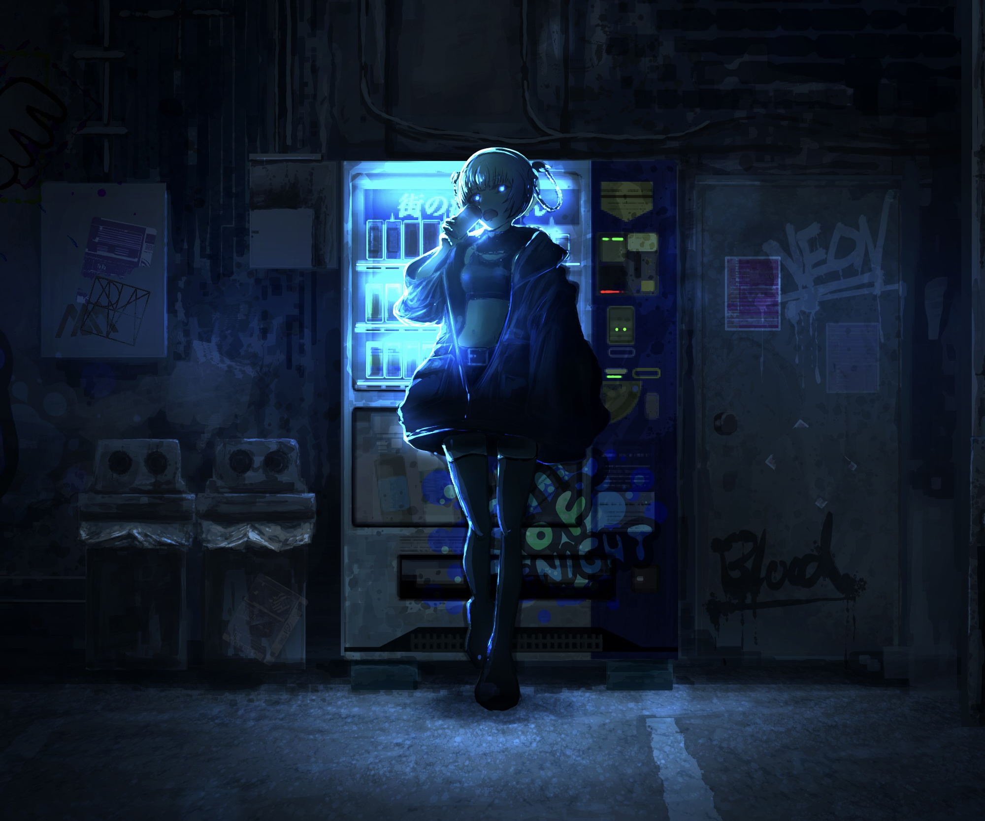 Call of the night Nazuna Nanakusa Anime Wallpaper 4k HD ID:10973