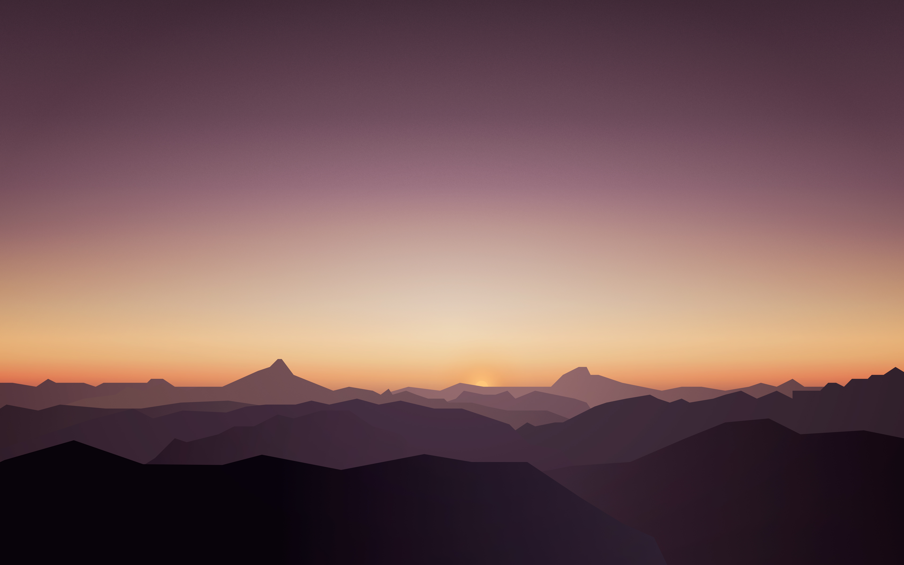 Calm Sunset Mountains Wallpaper, HD Nature 4K Wallpapers, Images, Photos  and Background - Wallpapers Den