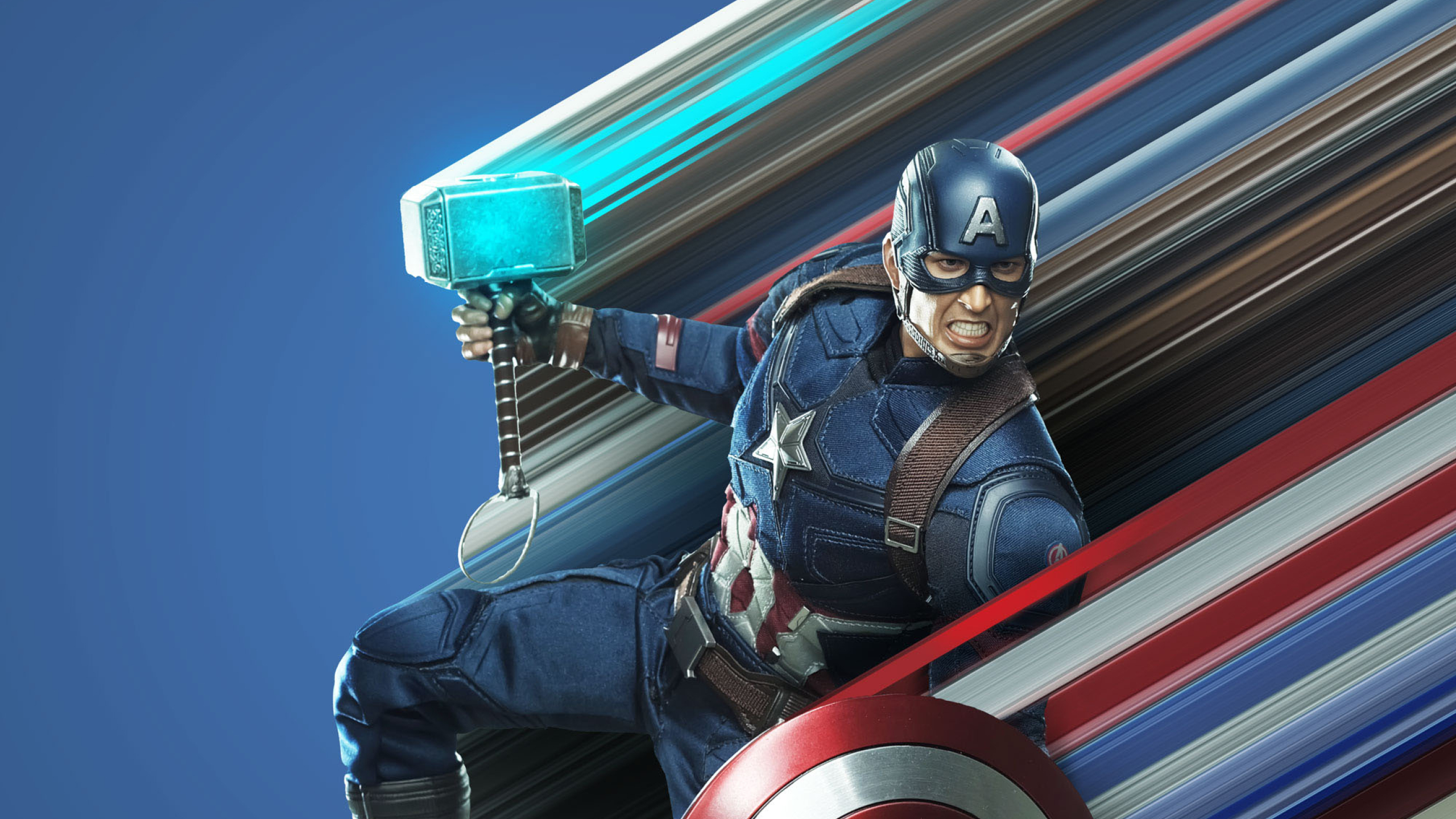 2560x1440 Captain America Avengers Endgame Art 1440p
