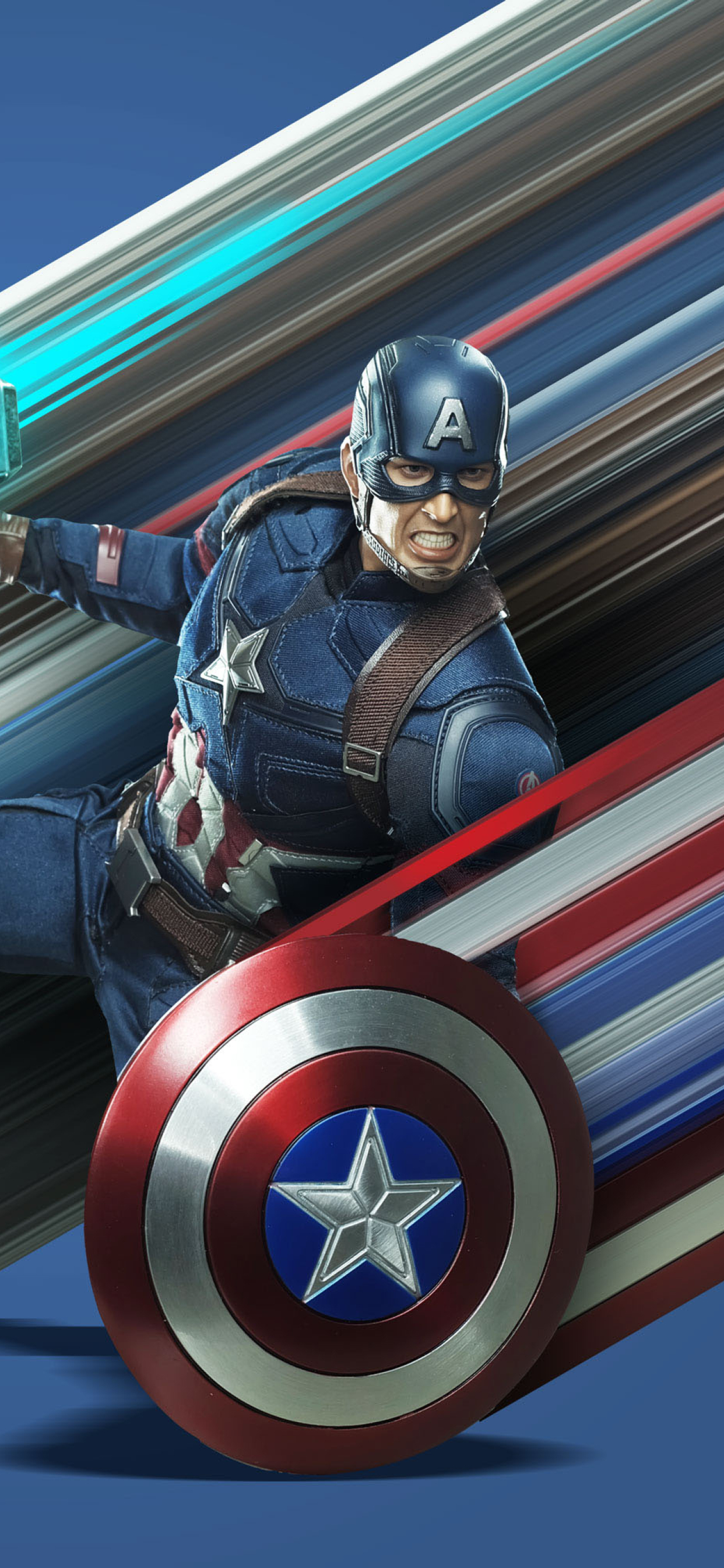 1242x2688 Captain America Avengers Endgame Art Iphone XS MAX Wallpaper