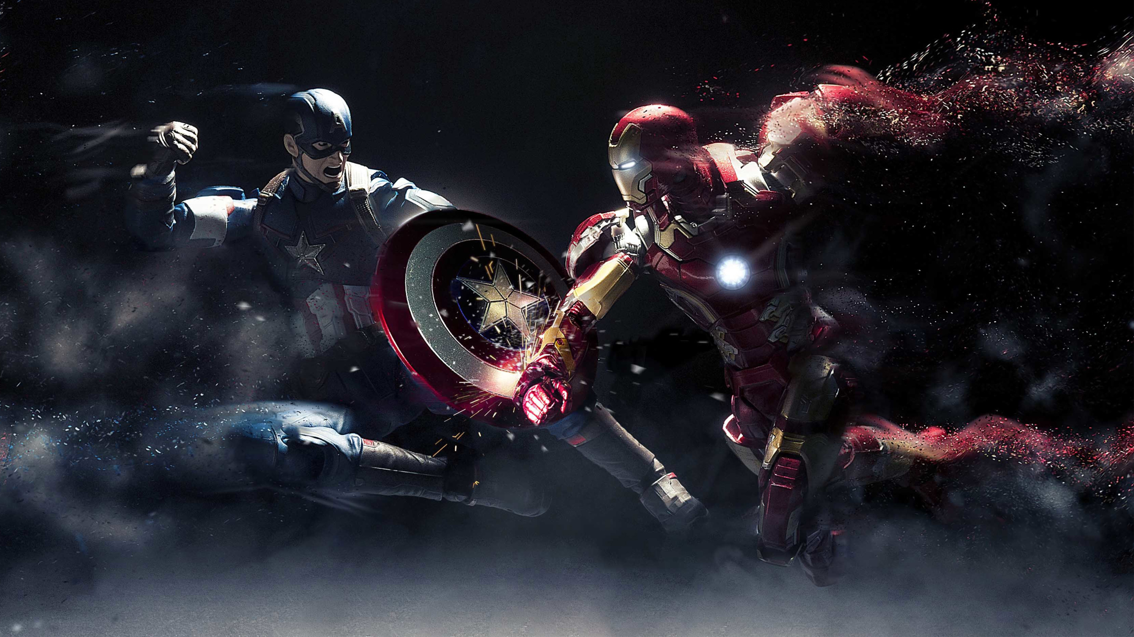 3840x2160 Captain America Civil War