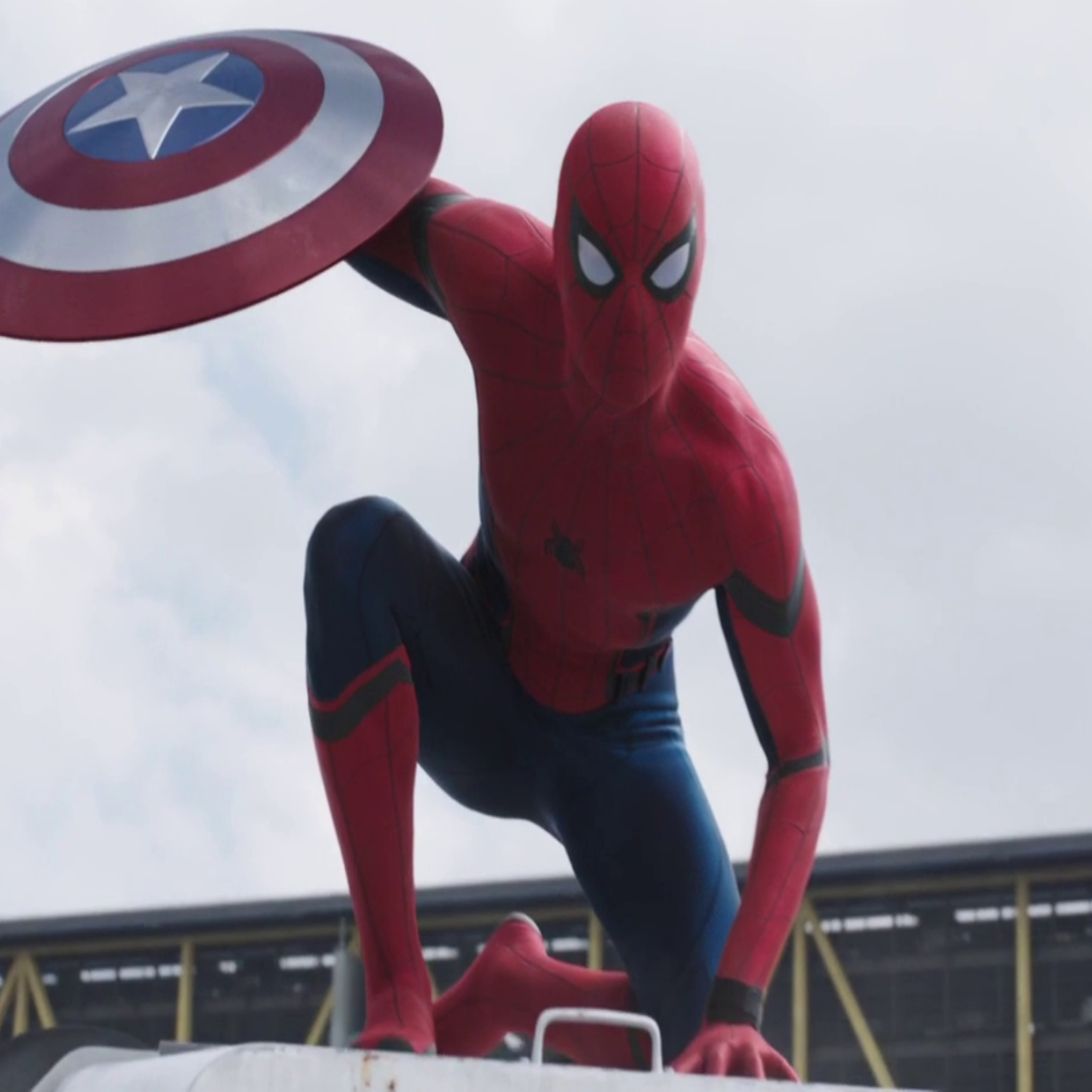 Civil War Spiderman Poster Ipad Air