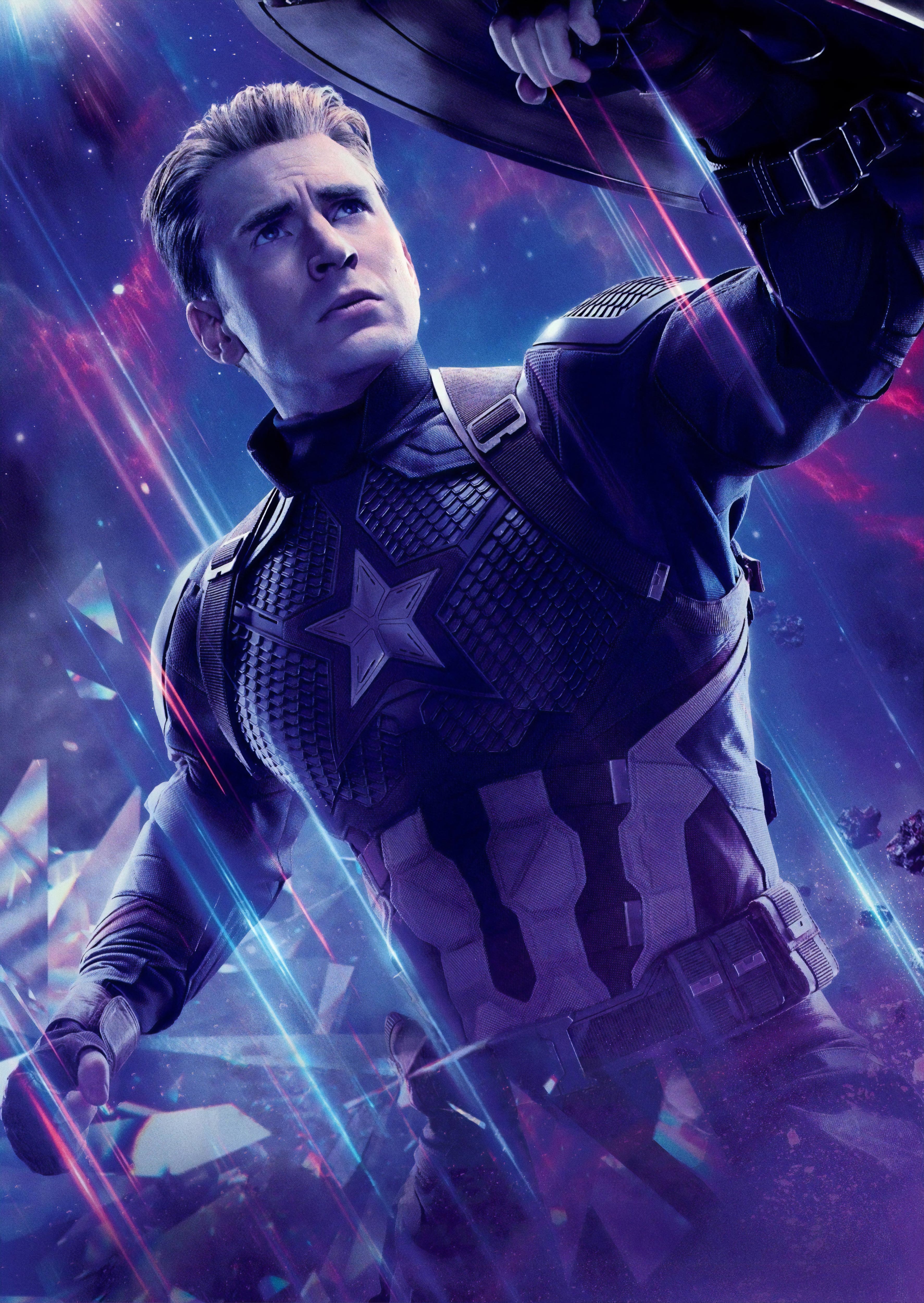 Captain America In Avengers Endgame Wallpaper