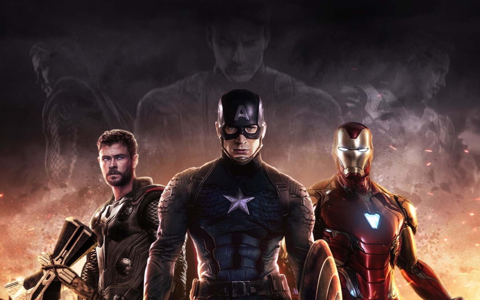 1680x1050 Captain America Iron Man Thor Avengers 1680x1050 Resolution