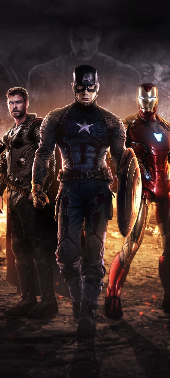 720x1600 Captain America Iron Man Thor Avengers 720x1600 Resolution