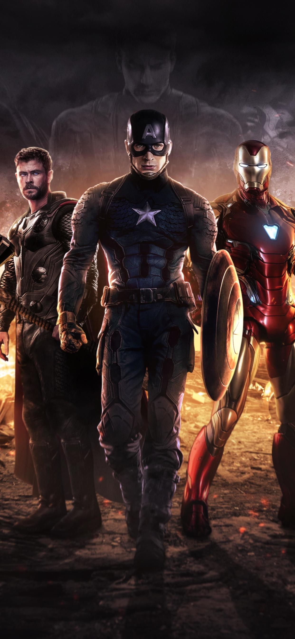 1242x2688 Captain America Iron Man Thor Avengers Iphone XS MAX