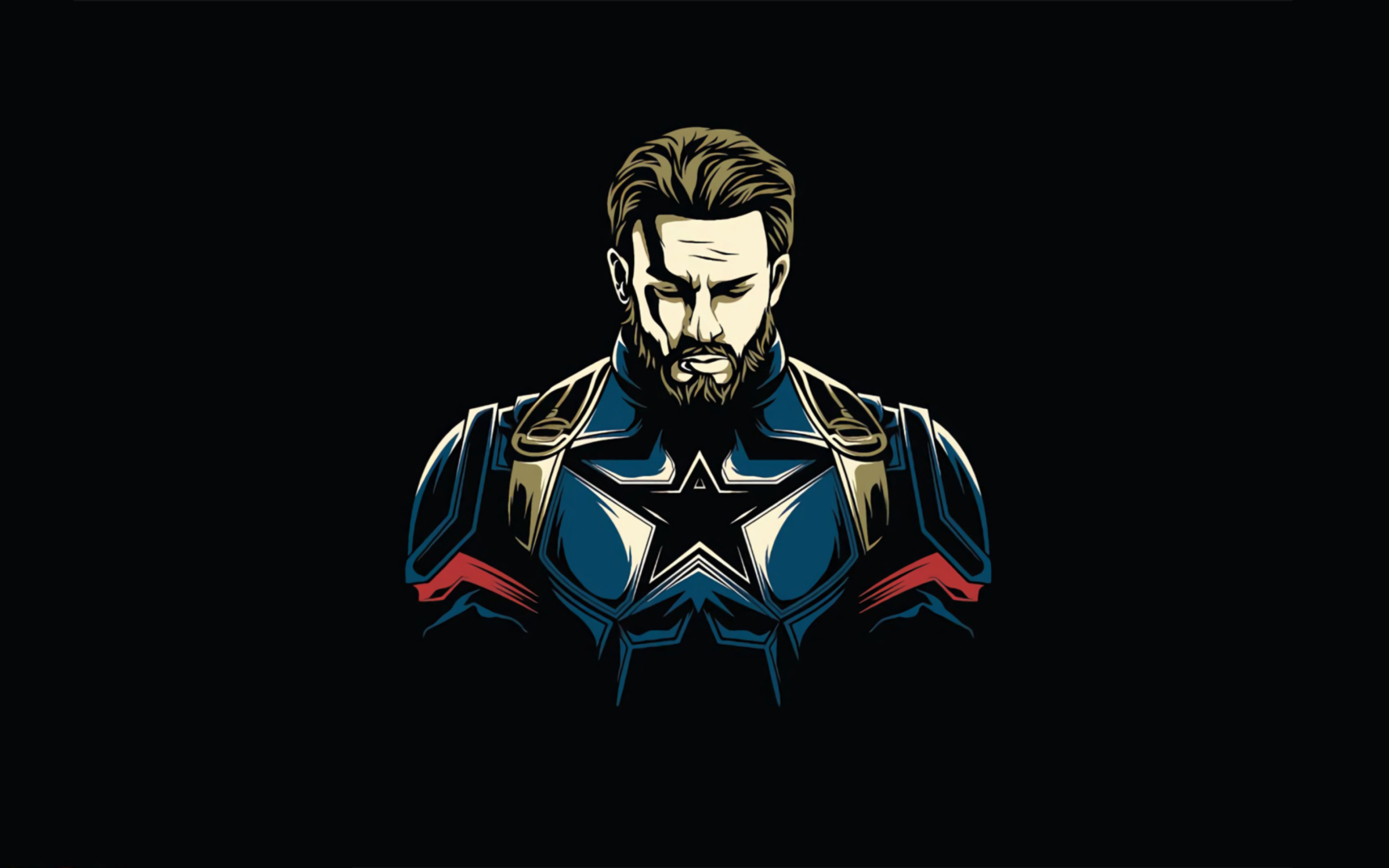 3840x2400 Captain America Minimalist Design UHD 4K 3840x2400 Resolution  Wallpaper, HD Minimalist 4K Wallpapers, Images, Photos and Background -  Wallpapers Den
