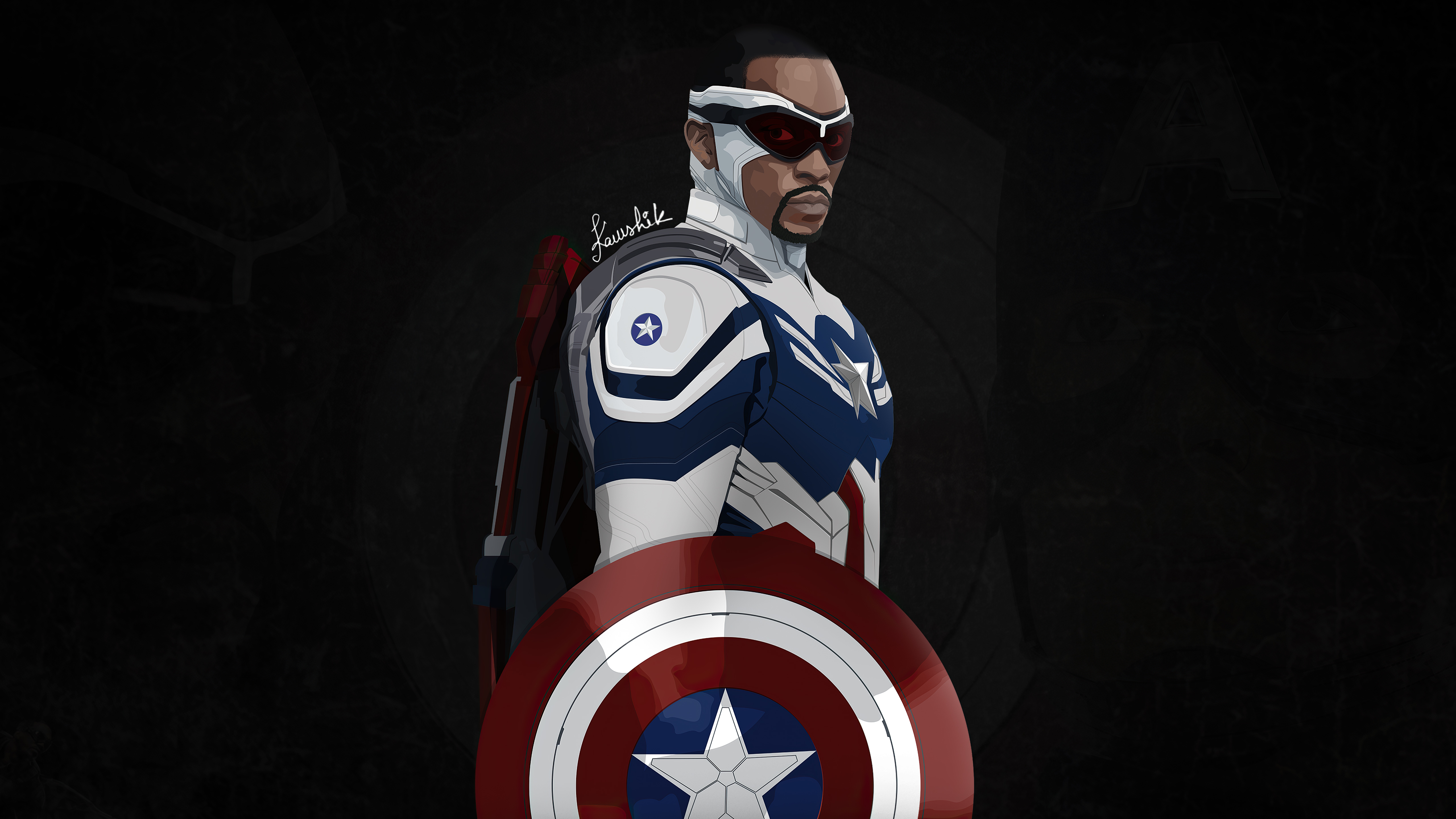 Wallpaper ID 80952  captain america hd 4k 5k artwork superheroes  free download