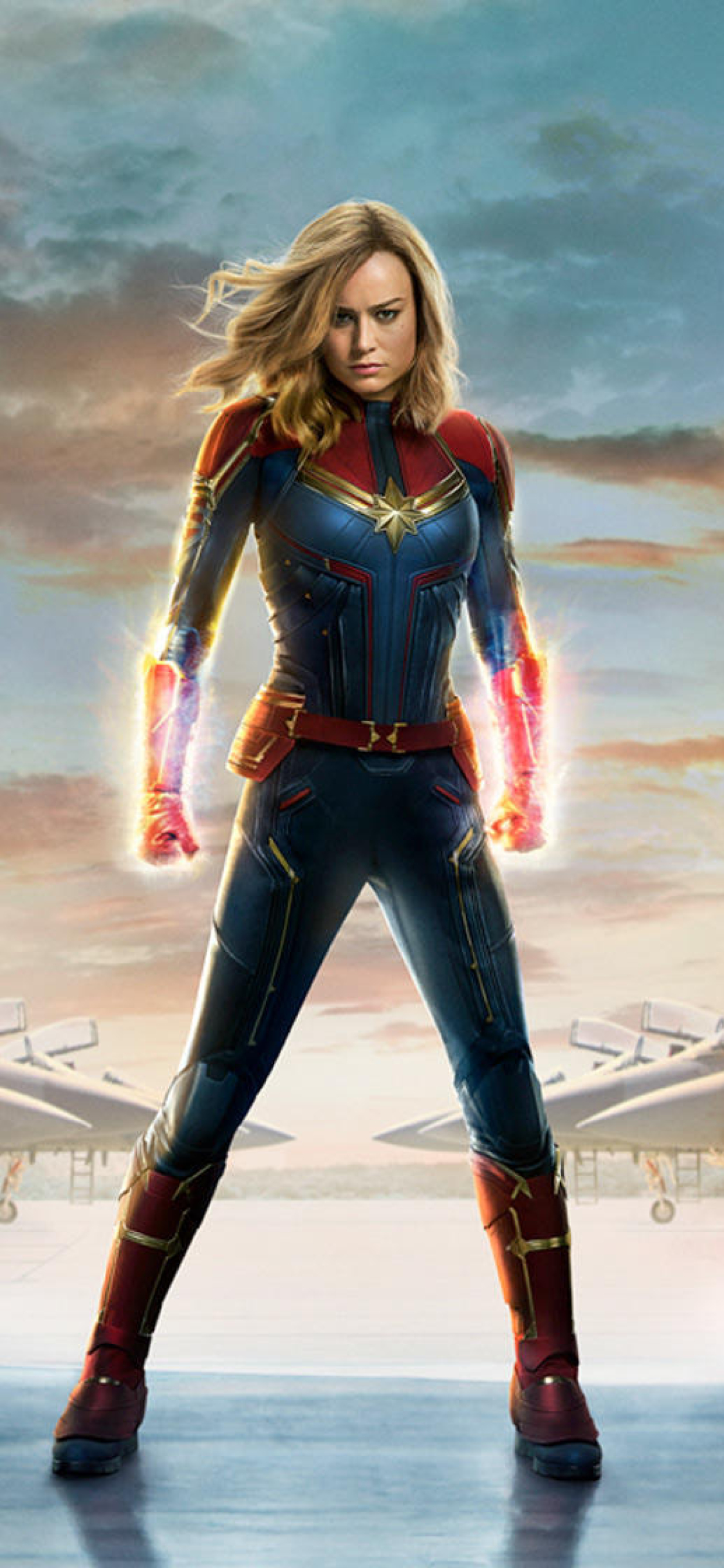 1125x2436 Captain Marvel 2019 Movie Official Poster Iphone ...