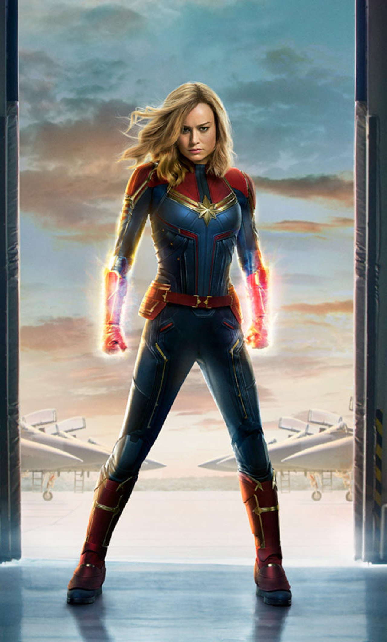 Captain Marvel 2019 Movie Official Poster, Full HD 2K 