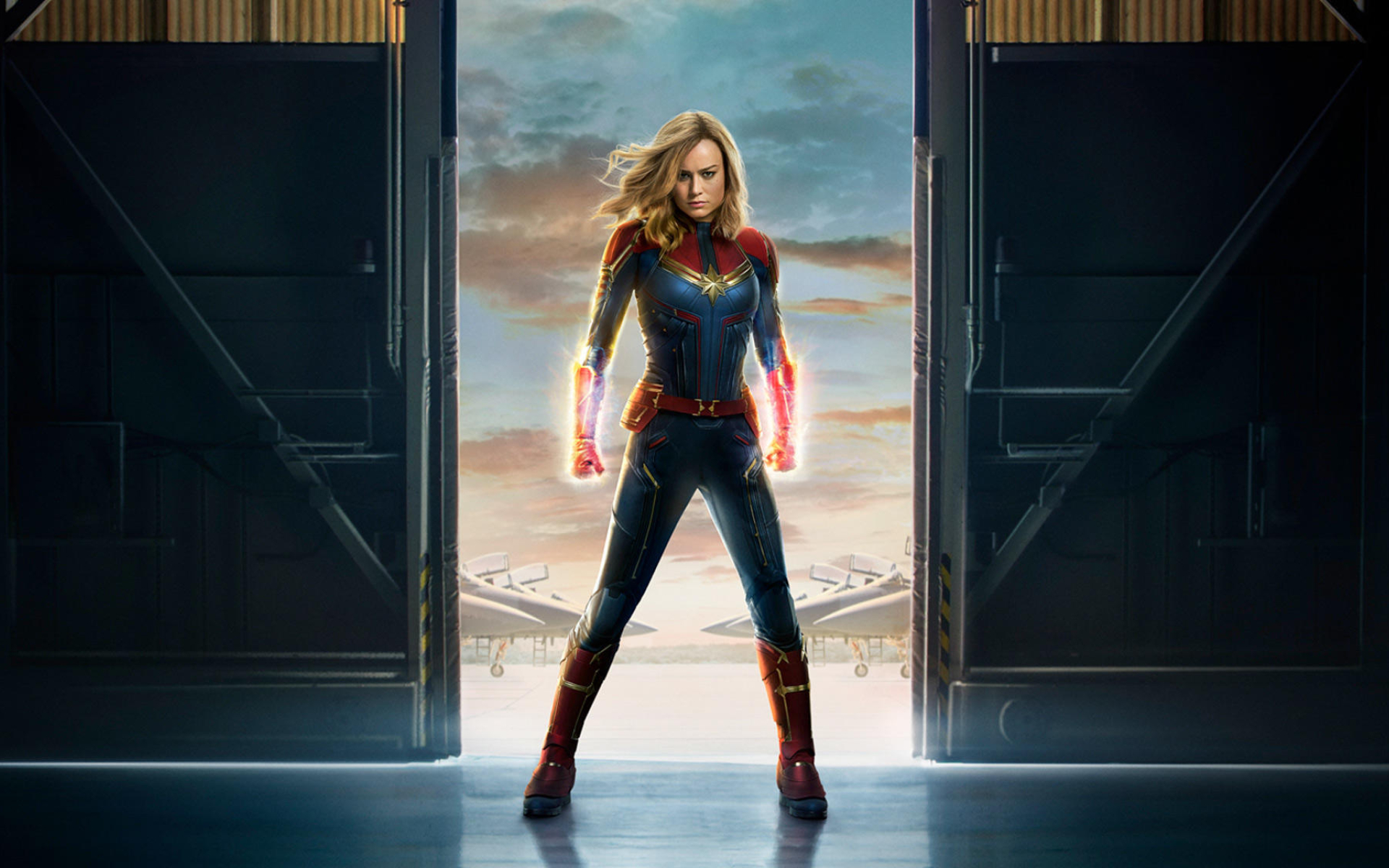 Captain Marvel 2019 Movie Official Poster, Full HD 2K 