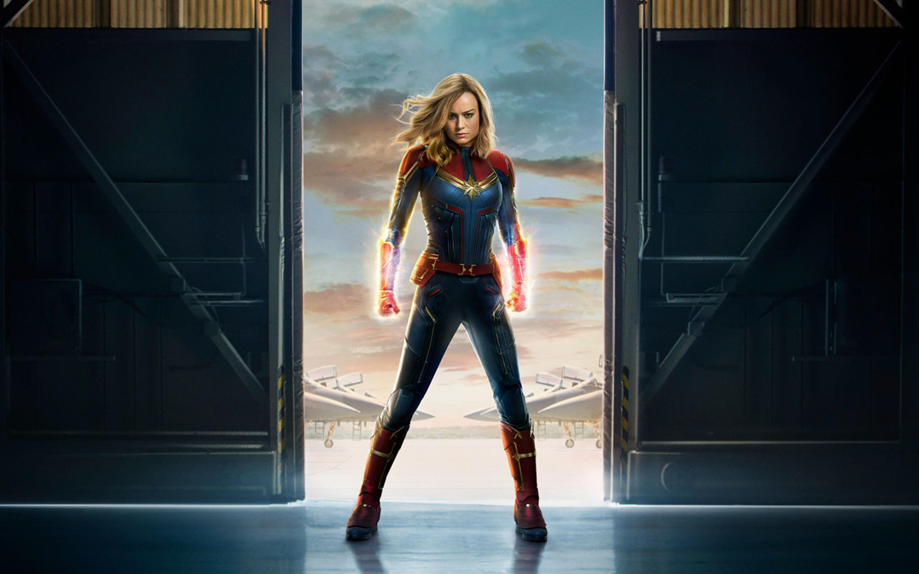Captain Marvel 2019 Movie Official Poster, Full HD 2K Wallpaper