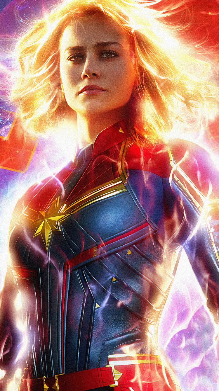 750x1334 Resolution Captain Marvel 2019 Official Poster Iphone 6