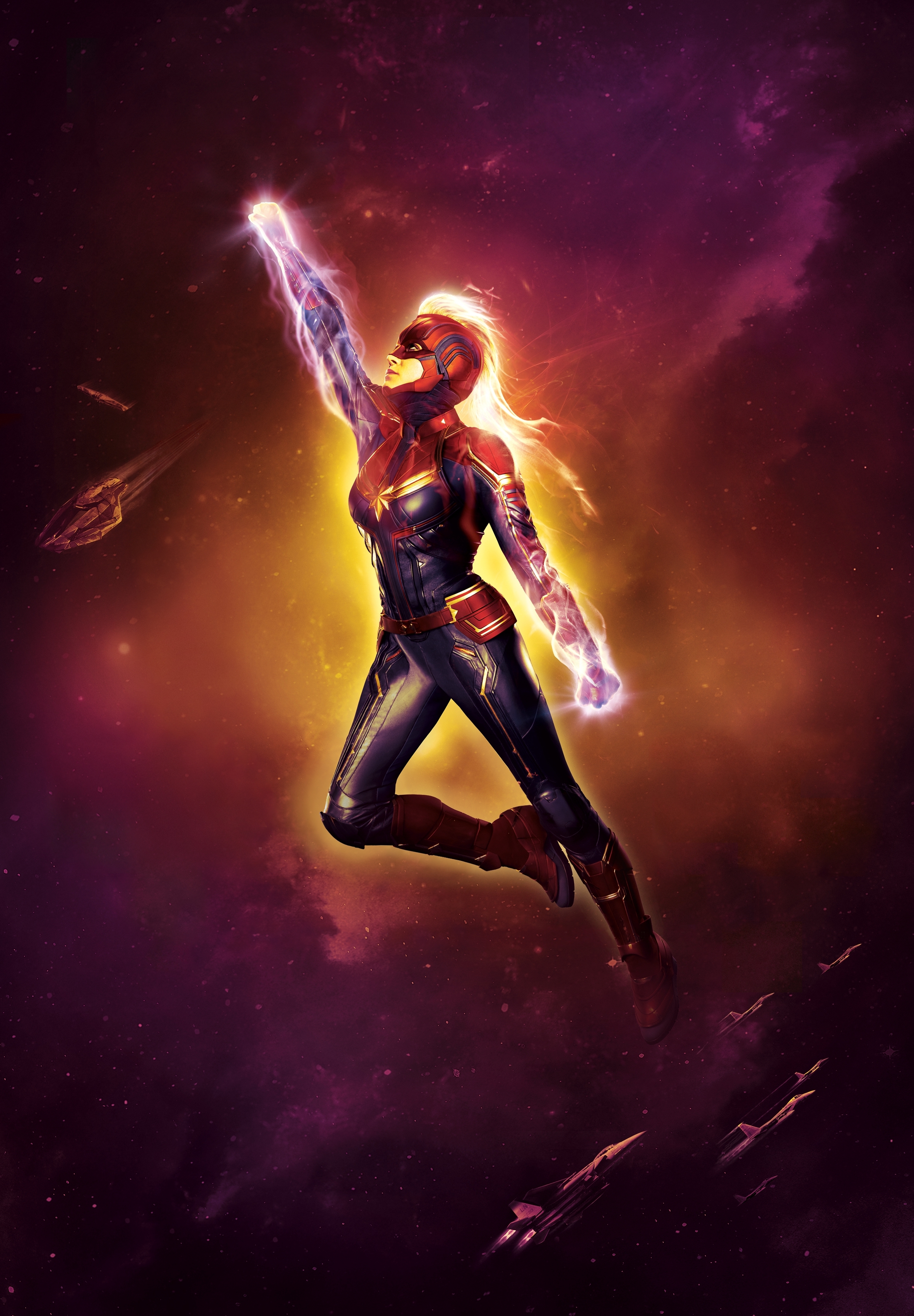 Captain Marvel Poster Wallpaper
