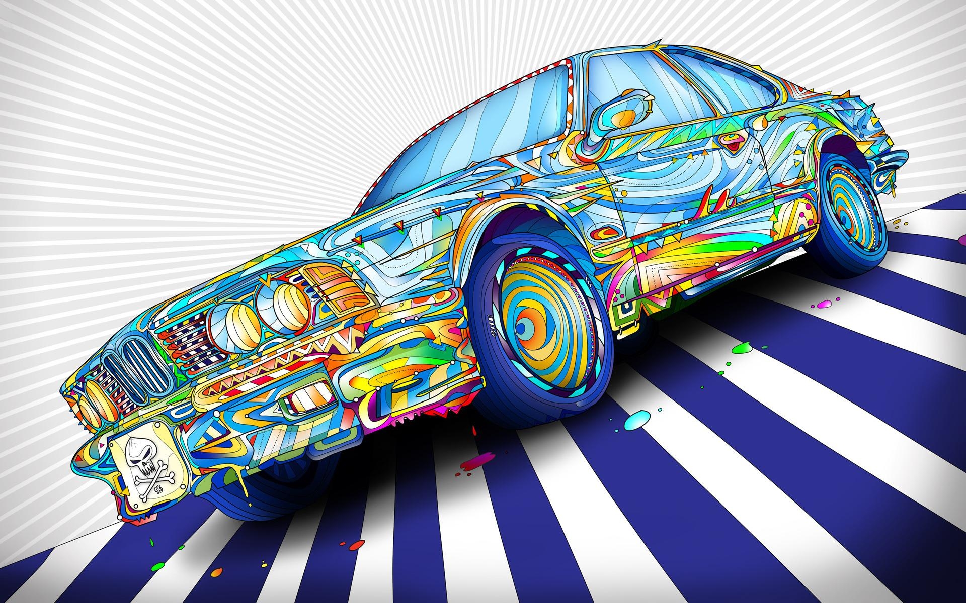 1680x1050 Resolution car, colorful, graphic 1680x1050 Resolution ...