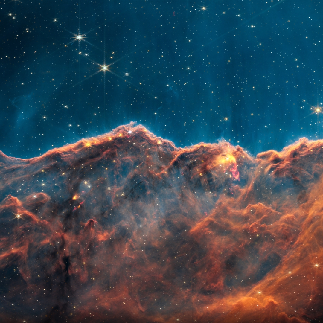 1080x1080 Resolution Carina Nebula 4K James Webb Space Telescope ...