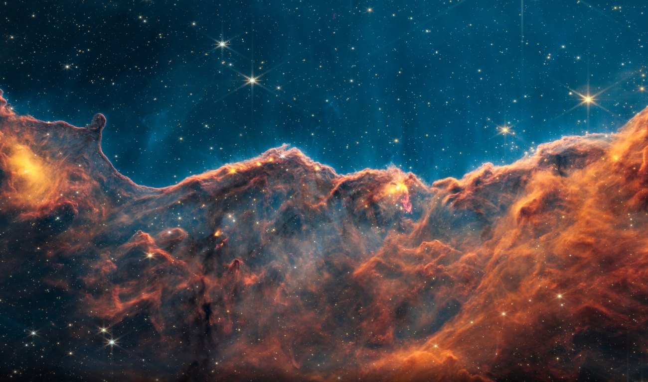 1300x768 Resolution Carina Nebula 4K James Webb Space Telescope