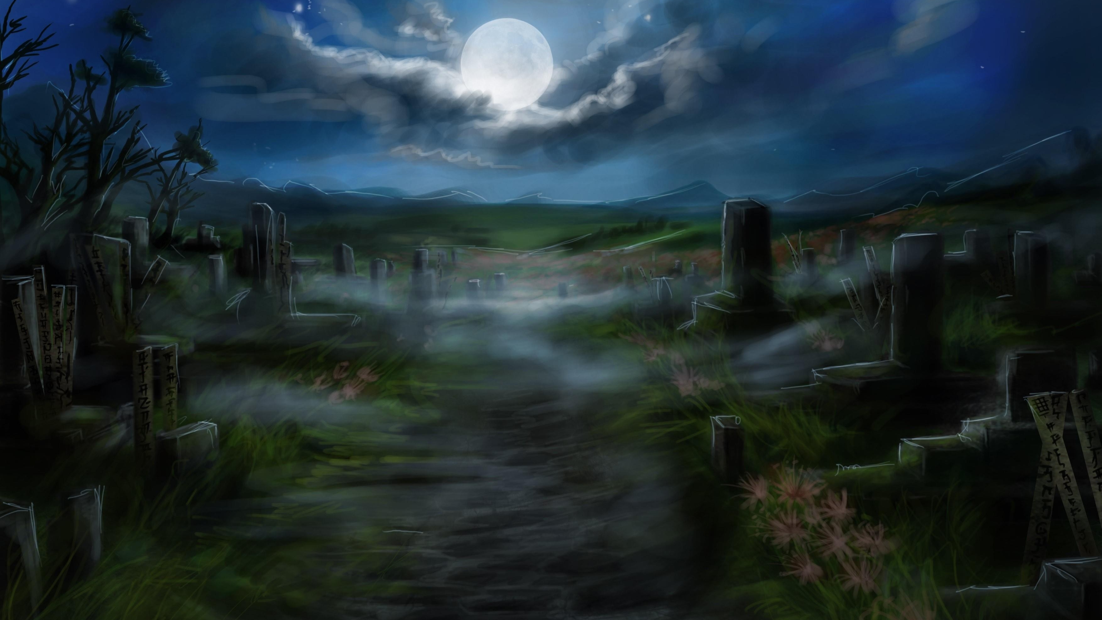 3. "Halloween Nail Art: Glow in the Dark Tombstones" - wide 2