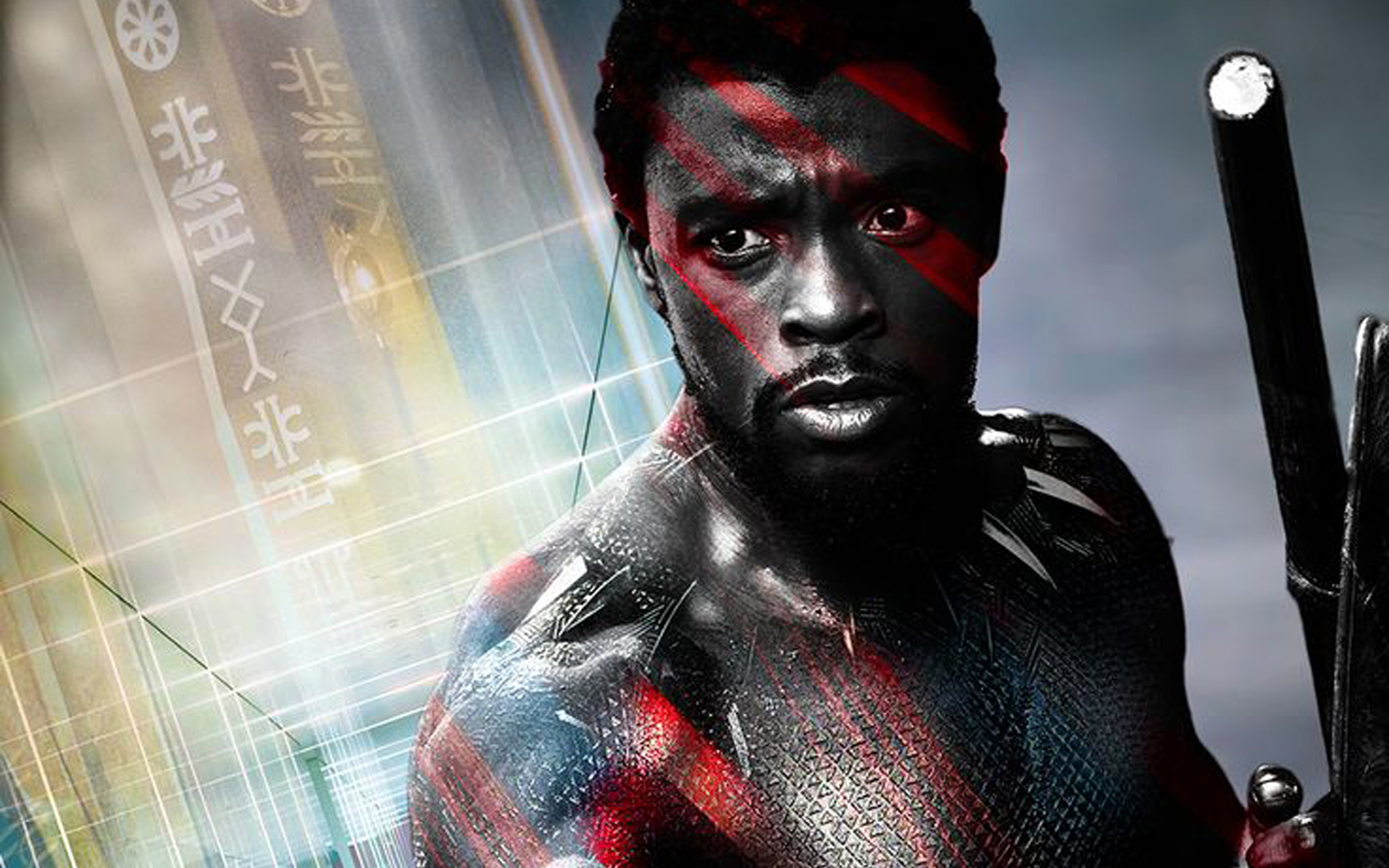 Chadwick Boseman As Black Panther 2018 Movie Full HD 2K Wallpaper