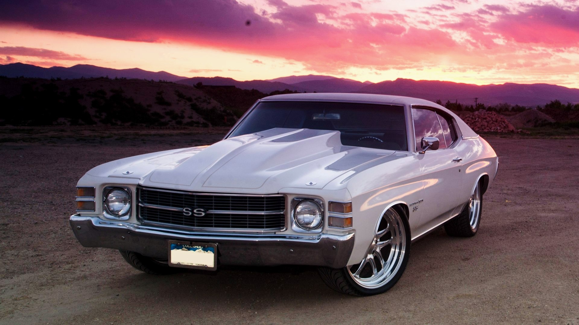 chevrolet, chevelle, white Wallpaper, HD Cars 4K