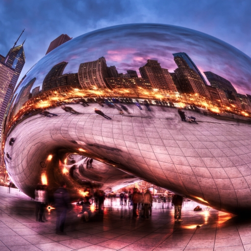 512x512 Resolution chicago, millennium park, people 512x512 Resolution ...