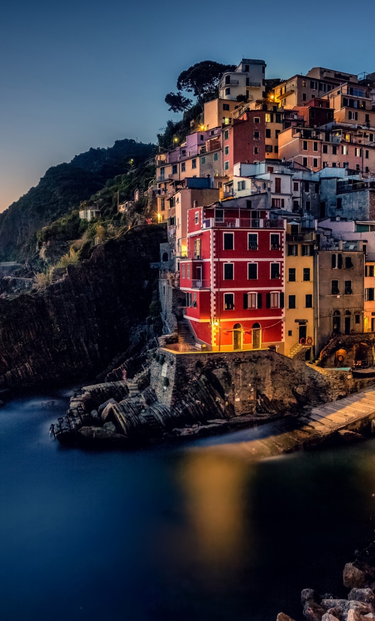 Cinque Terre Ligurian Sea Italy  Full HD  2K Wallpaper 