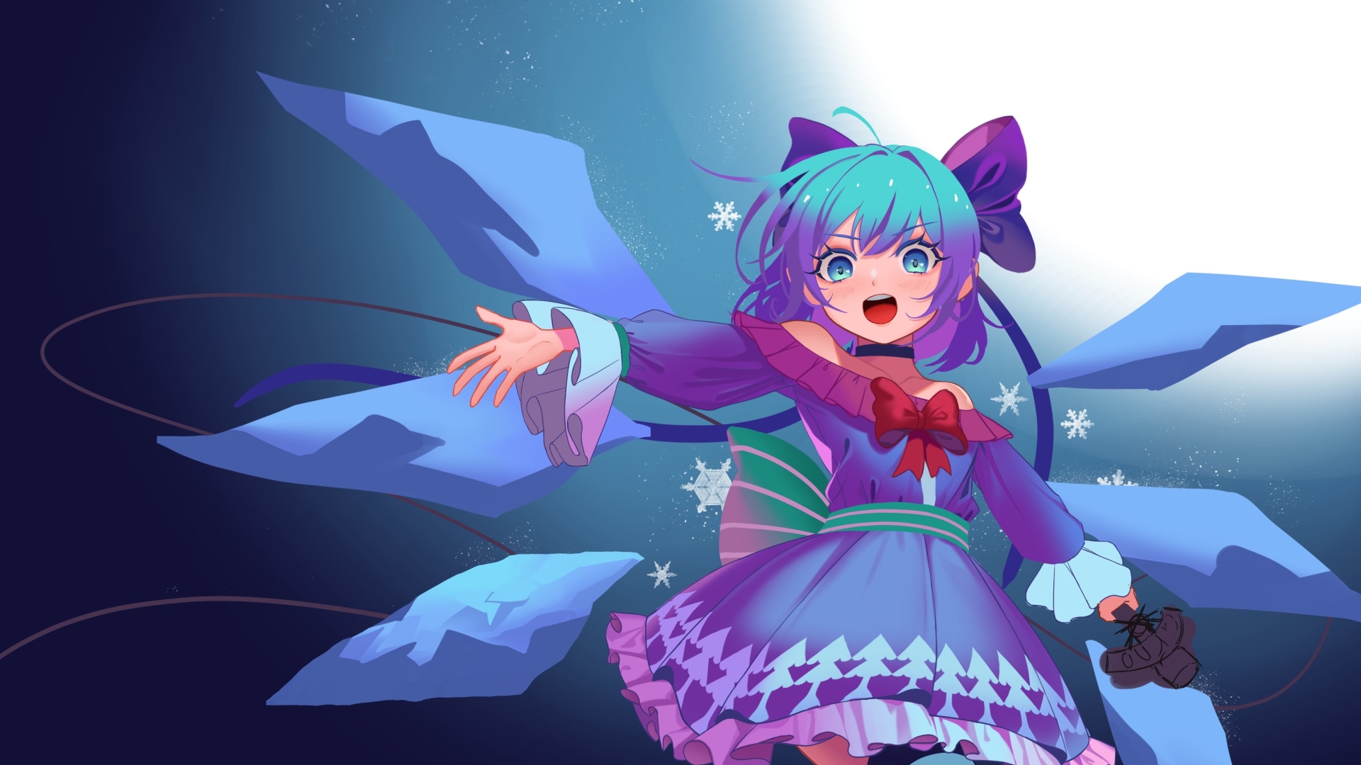 19x1080 Cirno Anime Touhou 1080p Laptop Full Hd Wallpaper Hd Anime 4k Wallpapers Images Photos And Background Wallpapers Den