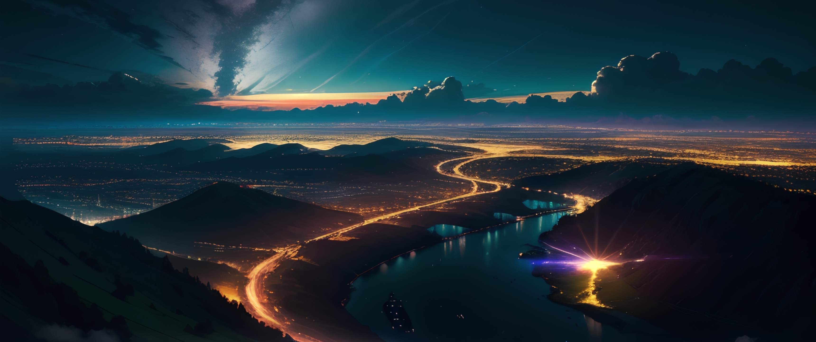 3440x1441 Resolution City Landscape 4K Top View 3440x1441 Resolution ...