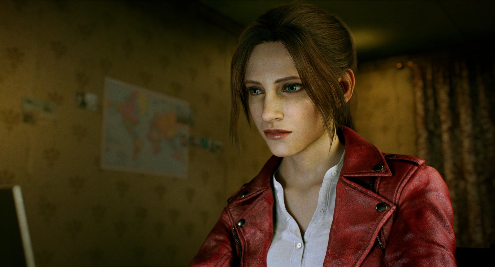 Wallpaper 4k Claire Redfield And Leon Resident Evil Wallpaper