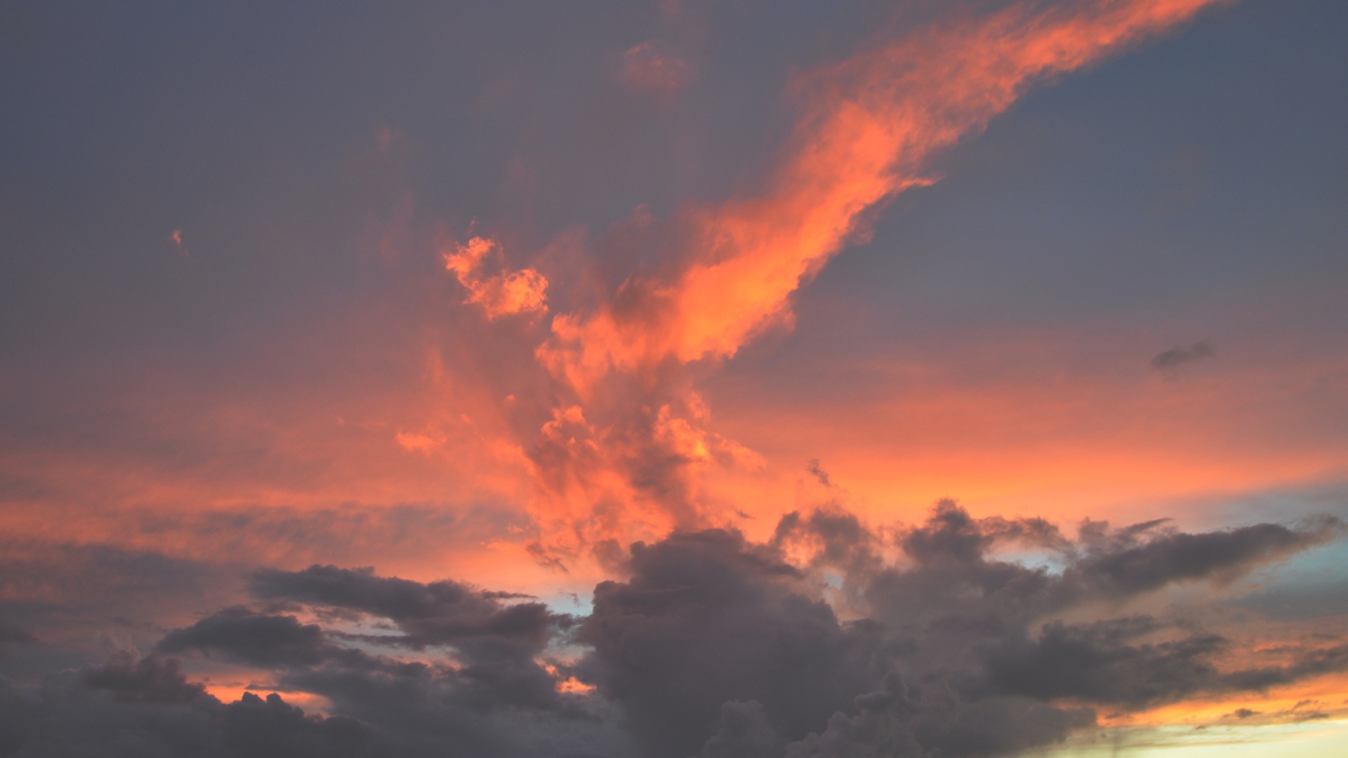 1920X1080 Resolution Clouds, Sky, Sunset 1080P Laptop Full Hd Wallpaper