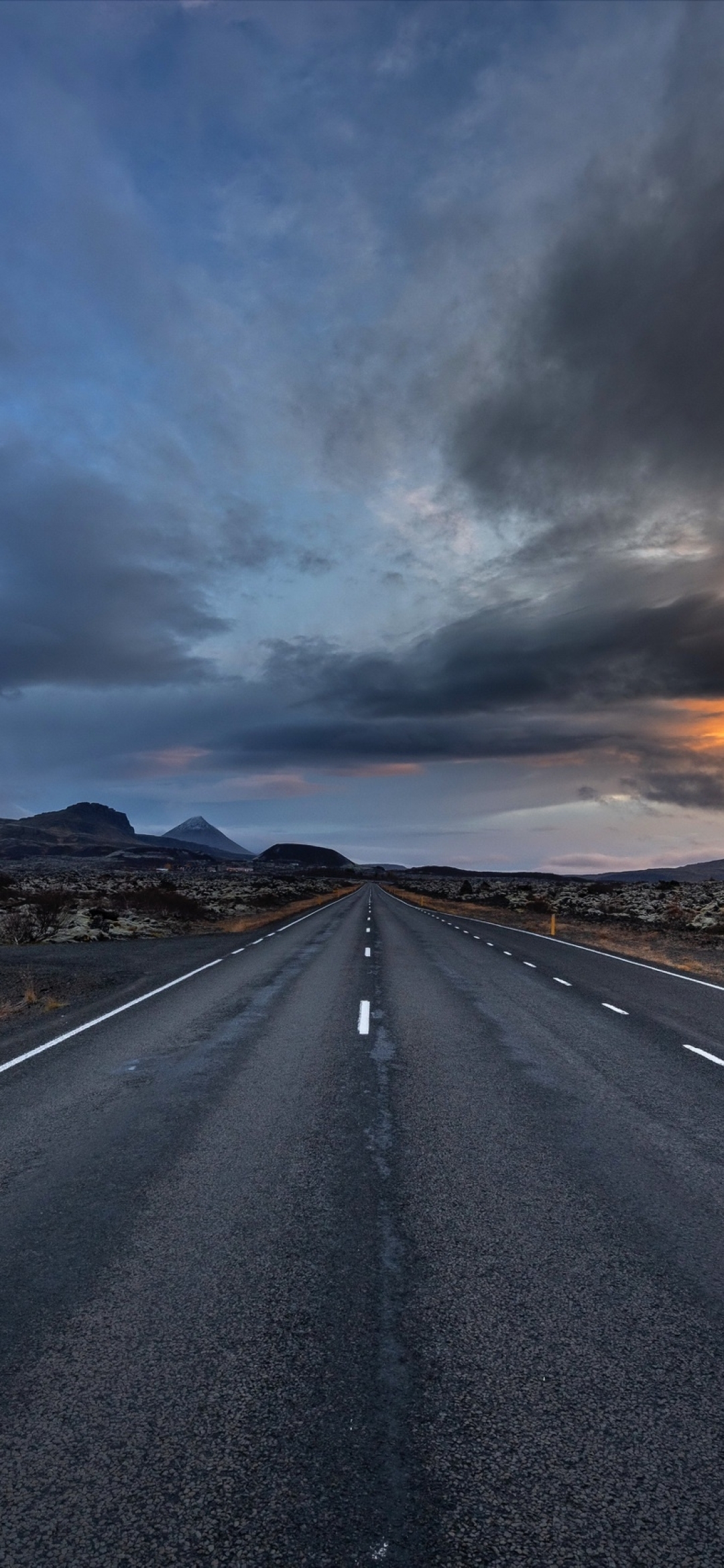 1080x2340 Cloudy Empty Road 1080x2340 Resolution Wallpaper, HD Nature 4K Wallpapers, Images ...