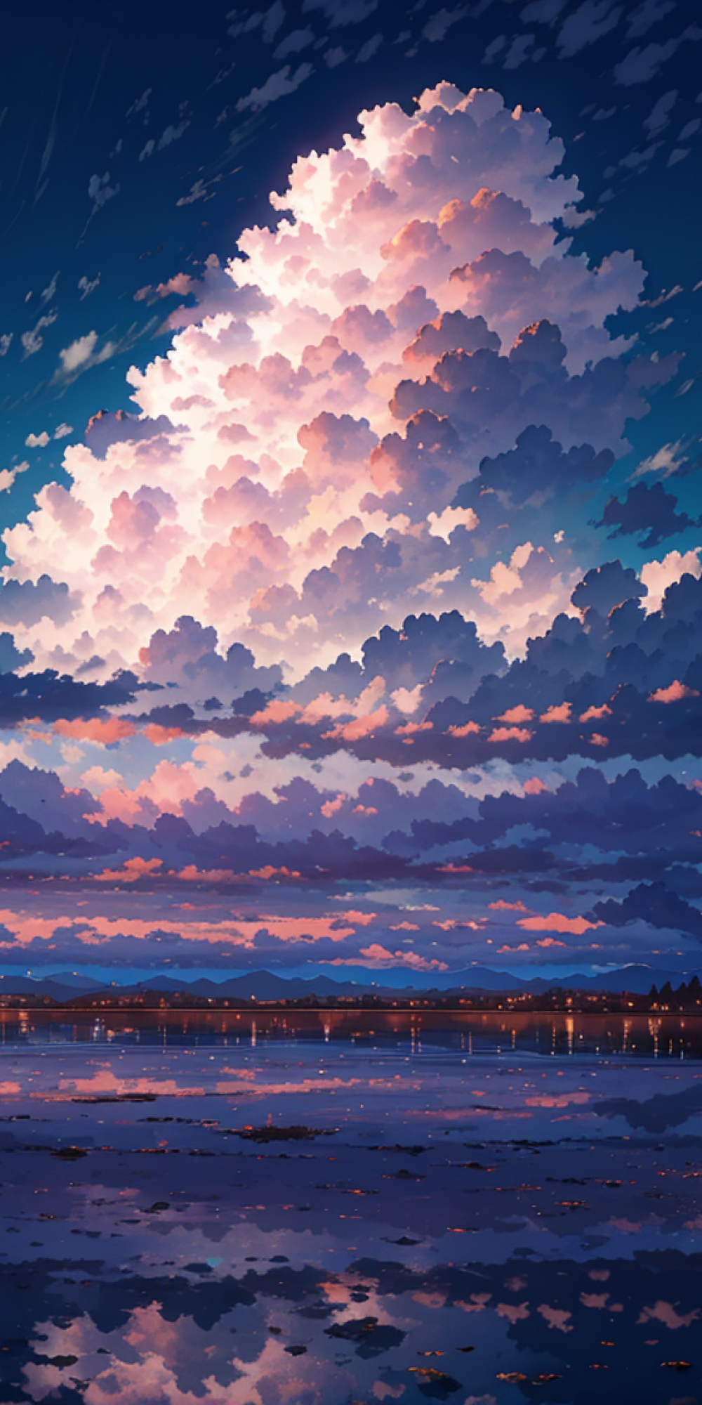 1000x2000 Resolution Cloudy Landscape HD Digital Painting 1000x2000 ...